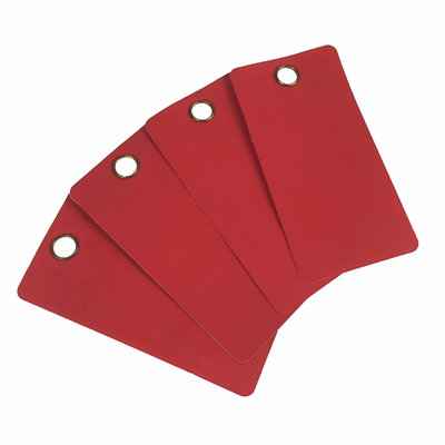 Persoonlijke PVC-veiligheidslabel met strikbanden 3in*6 1/4in Duurzaam materiaal en logo