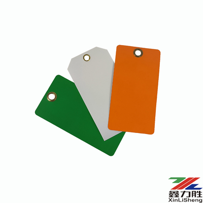 Lockout Tagout Plastic Safety Tag met onderwerp en aangepaste afmeting van het montagegat