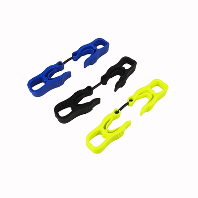 Multifunktioneel handschoen haak clip houder hanger aangepast draagbare veiligheid plastic handschoen clip veiligheid werktuigen