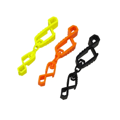 Gratis monster groothandel aangepaste handschoenhouder kleurrijke draagbare veiligheidsplasten handschoenenclip