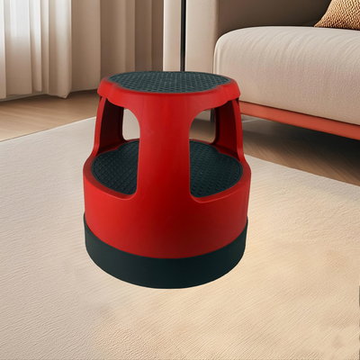 12 inch plastic step stool met een draagvermogen van 225 kg