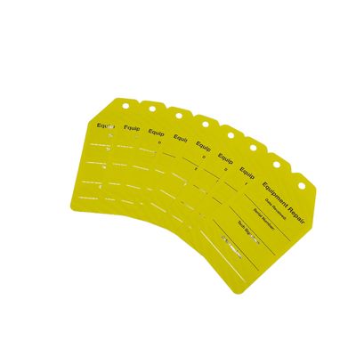 Plastic Safety Lockout Tagout Tags Customize  Waterproof Tag