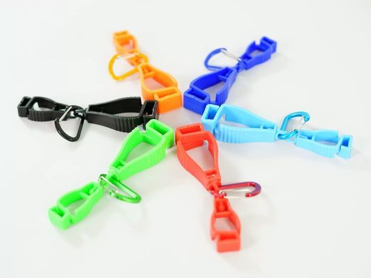 Veiligheidswerkhandschoenen Anti-verlies Handschoen Grabber Hoge Sterkte POM Plastic Bevestigingsgesp Handschoencliphouder Met Dubbele Clips