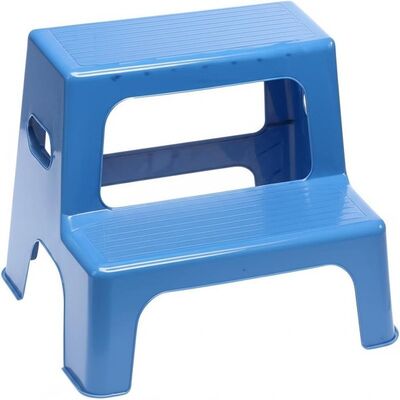 9.5 inch Plastic Step Stool 2 Steps Ergonomisch ontwerp Ruimtebesparende oplossing Geschikt voor commerciële en werkomgevingen