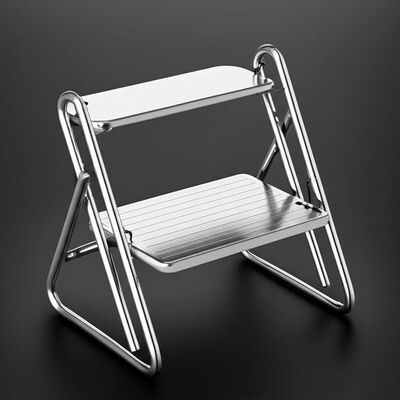 Stapelbare trappenstaander met stevige steun en compacte opslagoptie geschikt voor verschillende professionele omgevingen