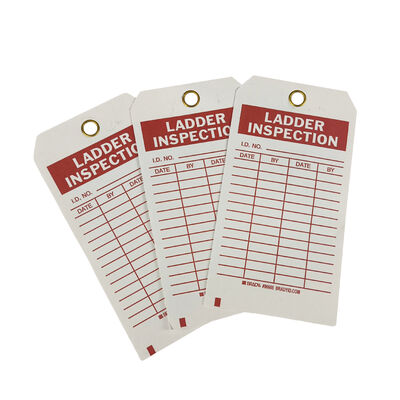 Op maat gemaakte PVC-Vinyl-veiligheidslabel waterdicht verscheurbestendig UV-bestendig snelle reactie voor veiligheidsproducten