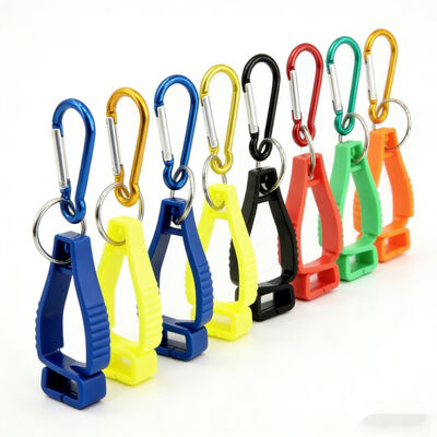 Groothandel Custom Handschoenhouder Kleurrijke Draagbare Veiligheid Plastic Handschoen Clip Promotieve & zakelijke cadeautjes