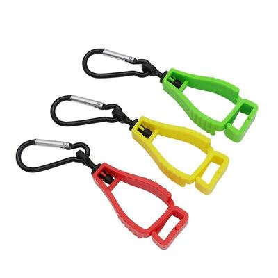 Op maat gemaakte hoge sterkte POM-plastic handschoenenclip met anti-verloren haak voor multifunctioneel industrieel gebruik