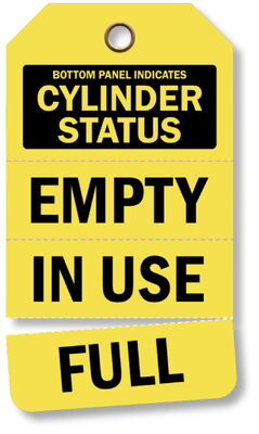 Op maat gedrukt logo geperforeerde tags PVC-cilinder lege tag voor waarschuwing