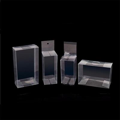 Transparante PET-doos Vouwbare plastic doos voor cosmetische productgeschenkverpakking