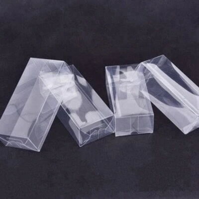 Transparent PET Box Folding Plastic Box for Cosmetic Product Gift Packaging