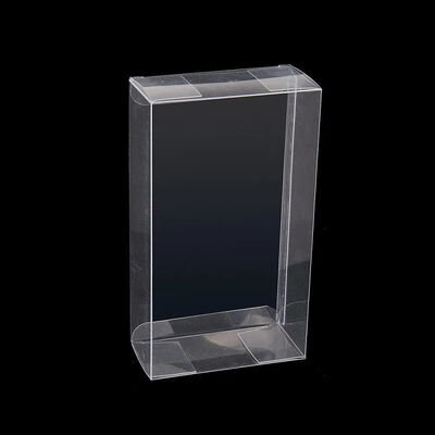 Transparent PET Box Folding Plastic Box for Cosmetic Product Gift Packaging