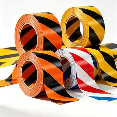 Fabrikant Gepersonaliseerde kleuren waterdichte eenzijdige PVC-waarschuwingsband