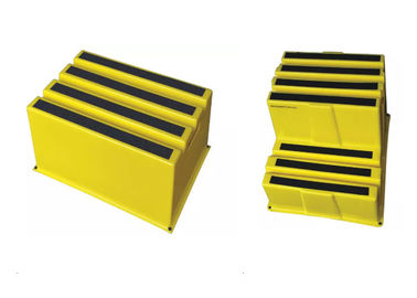 Stackable Yellow 3 Step Stool With Non Slip Mat 500 Lb Load